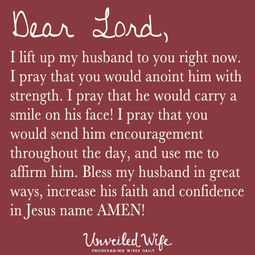 Prayer Strength For My Husband