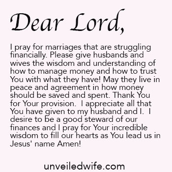 Prayer Of The Day – Trusting God With Finances
