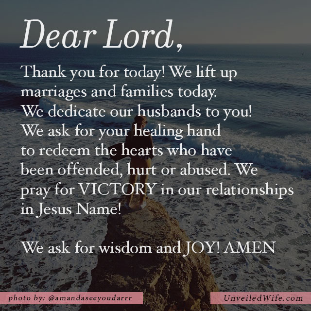 Prayer Of The Day – Joy & Victory In Marriages!