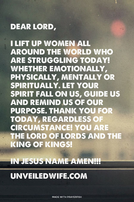Prayer Of The Day – When Wives Struggle