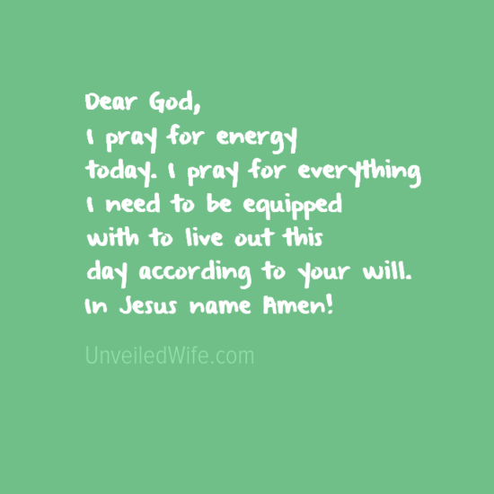 Prayer: Energy