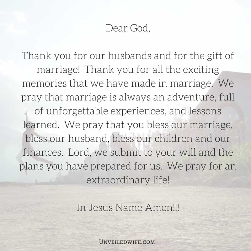 Prayer: Marriage Is An Adventure