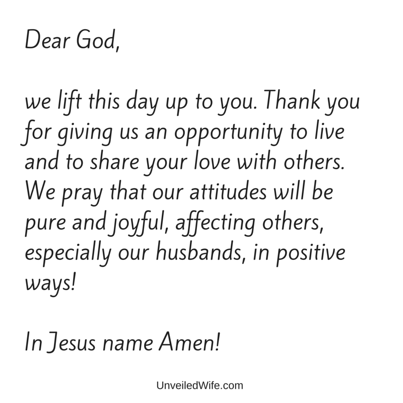 Prayer: Wives Attitudes