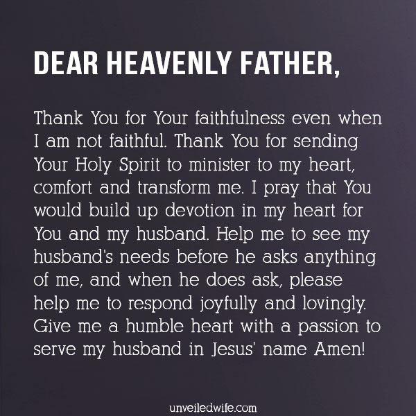 Prayer: A Wife’s Devotion