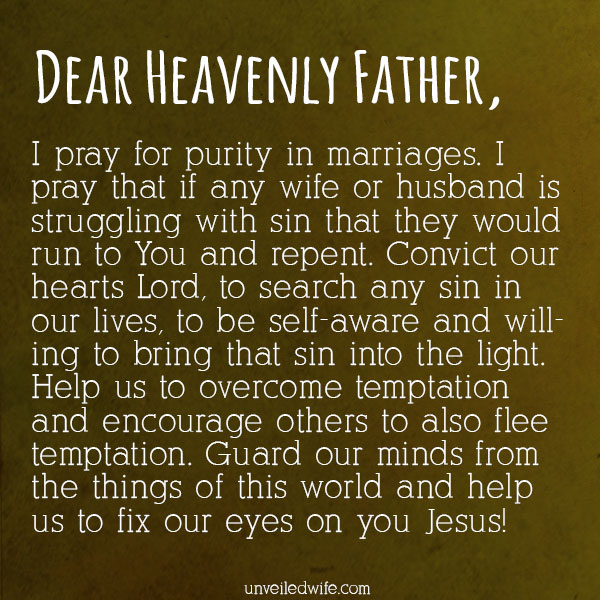 Prayer: Purity In Marriage