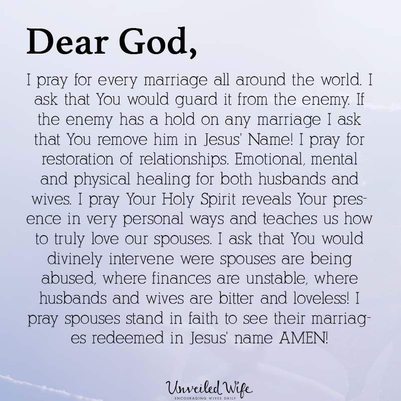 Prayer: Your Marriage