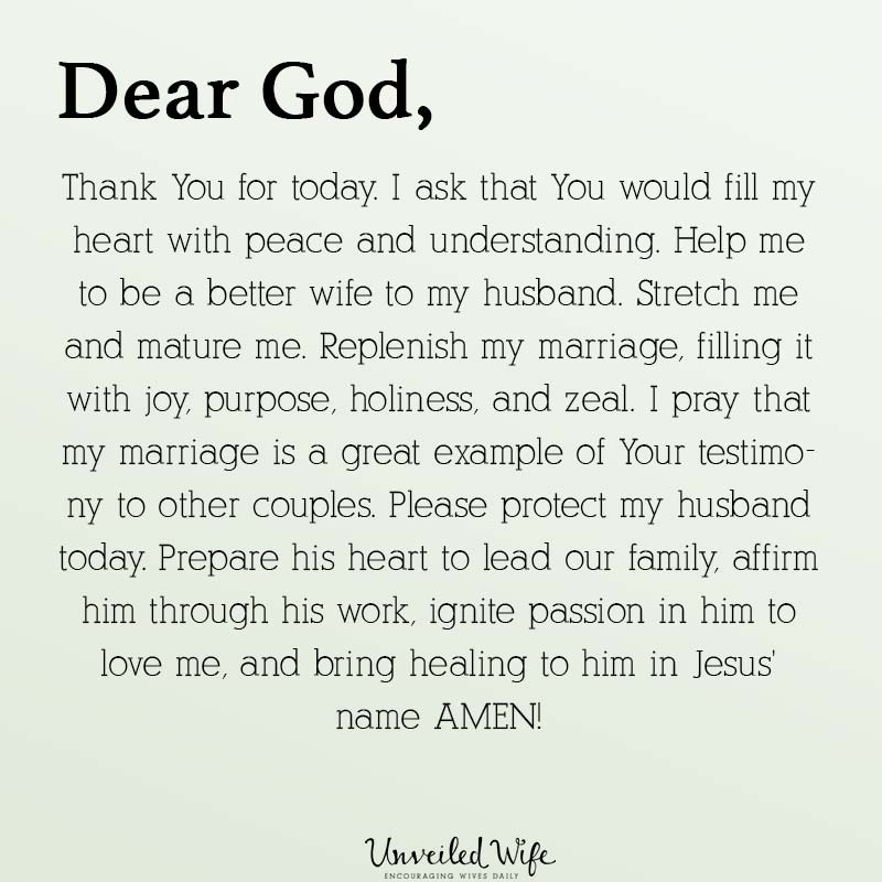 Prayer: Replenish My Marriage