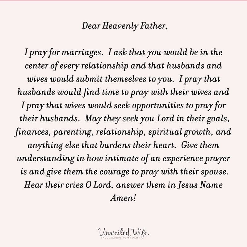 Prayer: Praying With Your Spouse