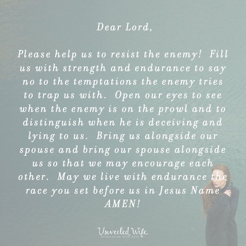 Prayer: Resist The Enemy!