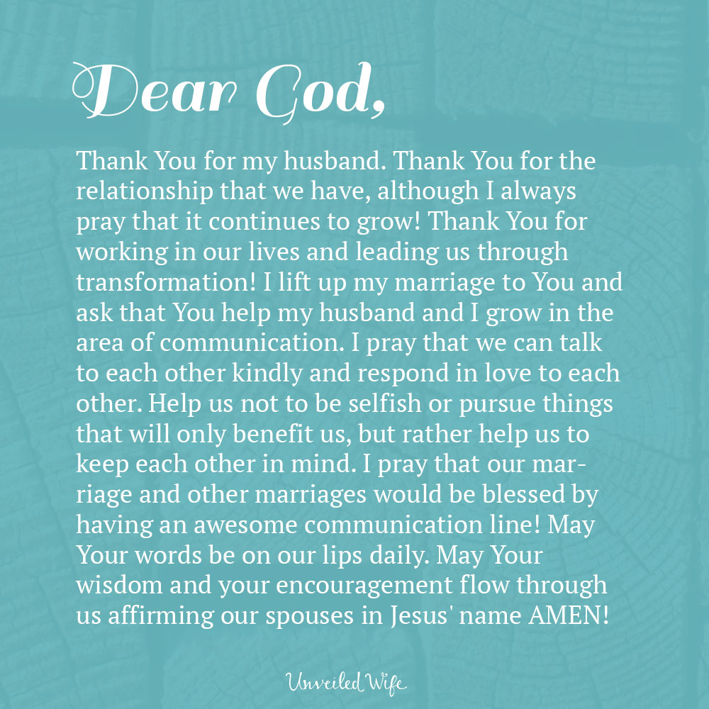 Prayer: Communication In Marriage