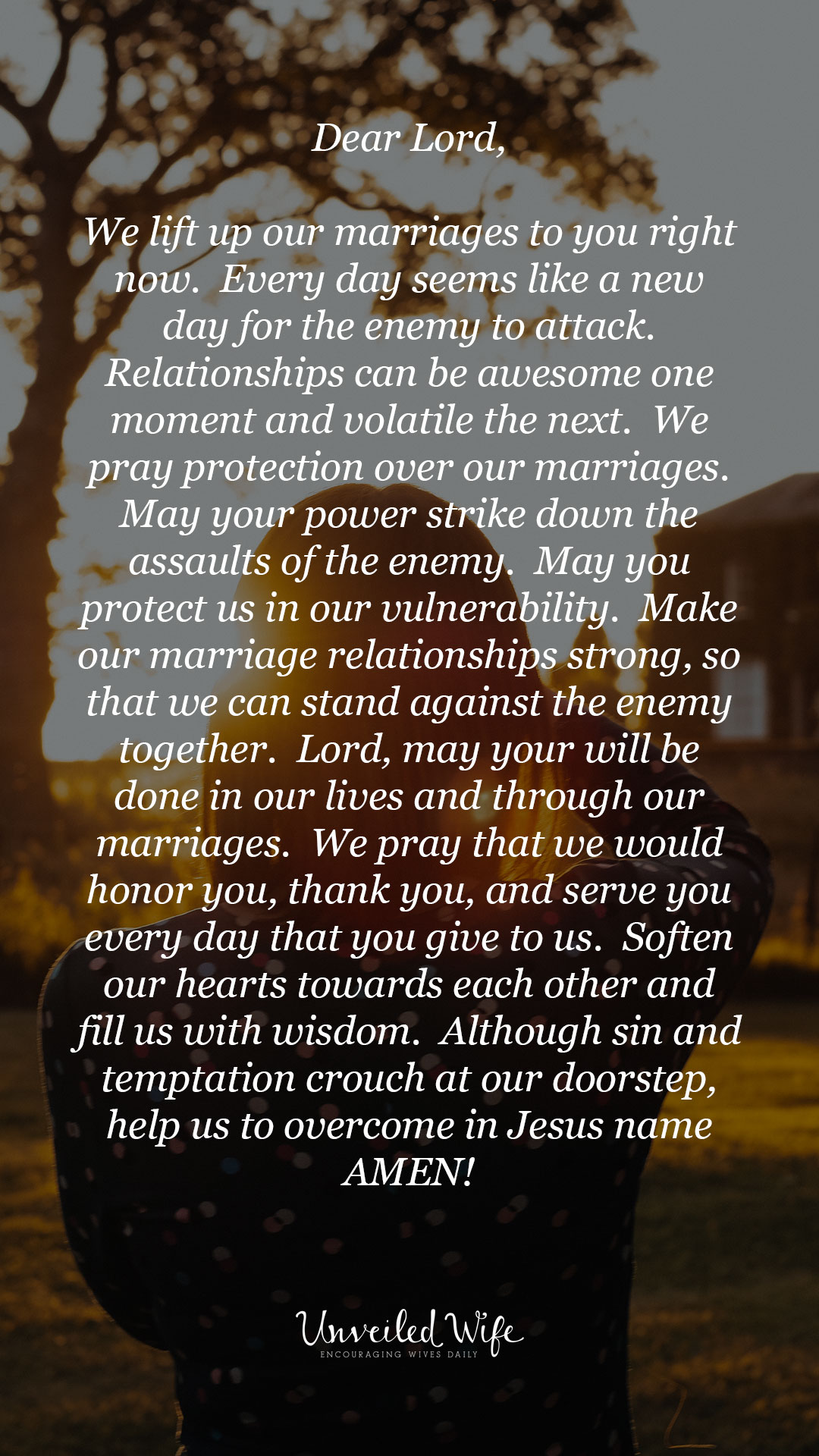 Prayer: Protection Over Marriage