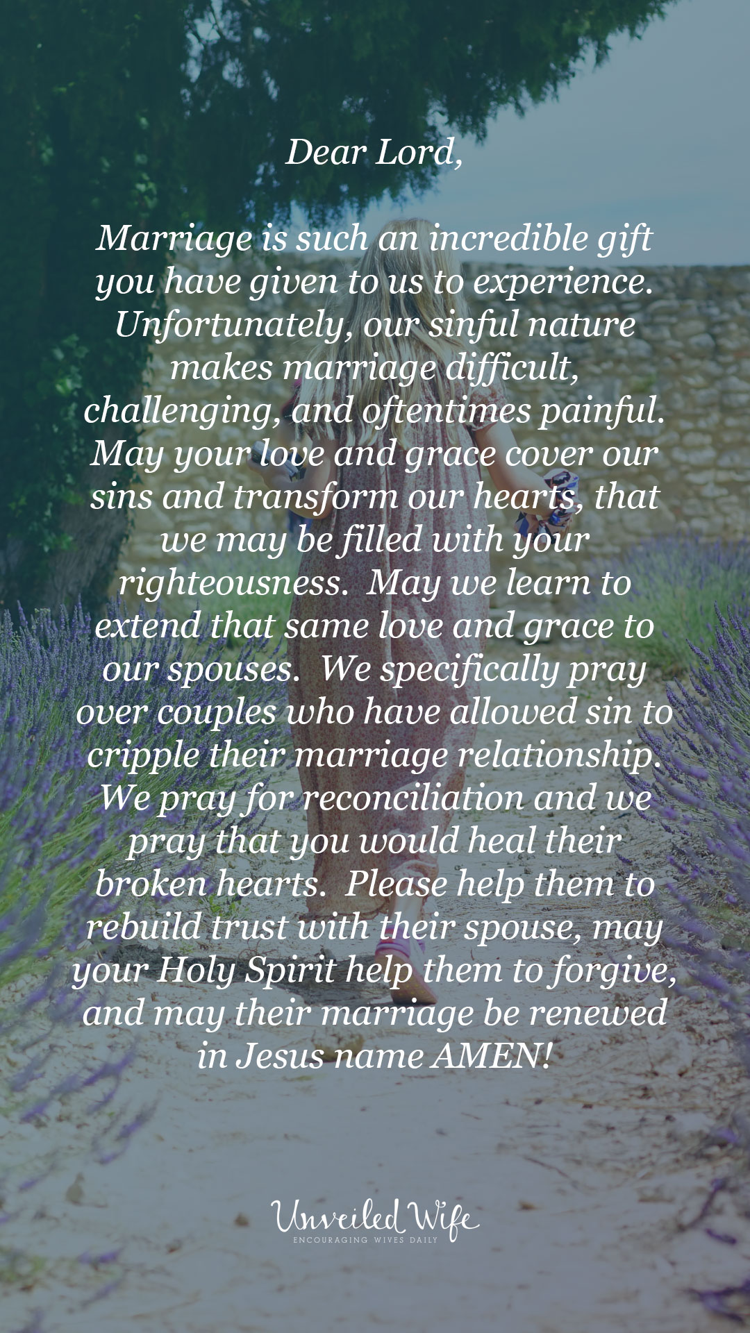 Prayer Of The Day : Rebuilding Trust In Marriage