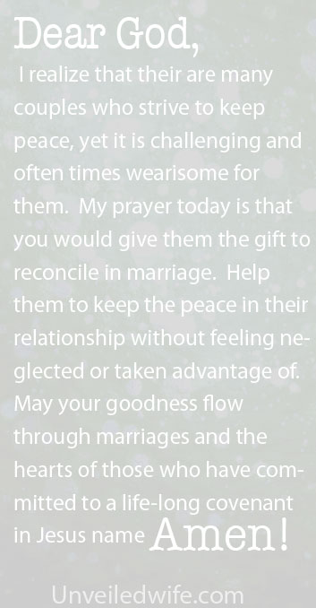 Prayer Of The Day – Keeping The Peace