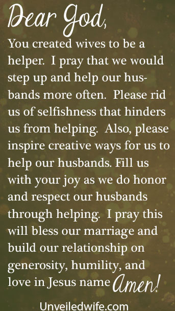 Prayer Of The Day – Helping Your Spouse