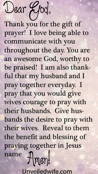 Prayer: Praying With Your Husband