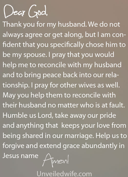prayer of the day reconciliation