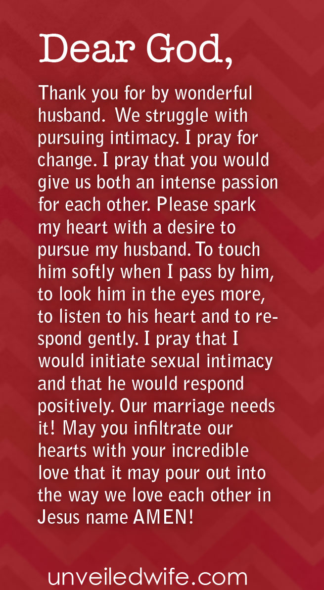 Prayer Of The Day – Pursuing Your Husband
