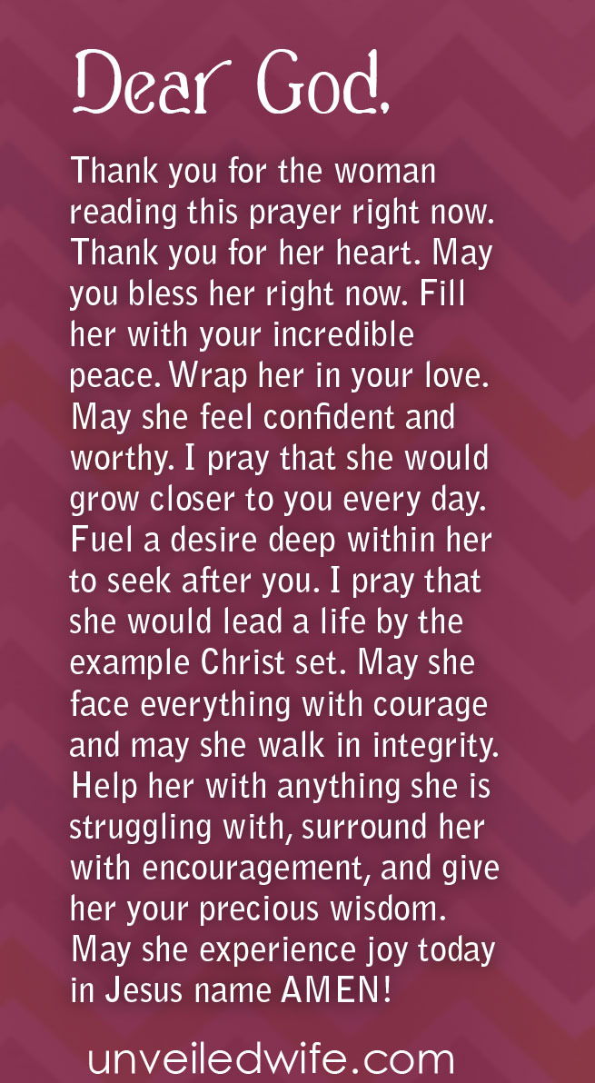 Prayer Of The Day - A Blessing For Women