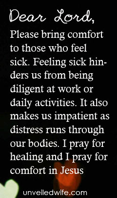 Prayer: Feeling Sick
