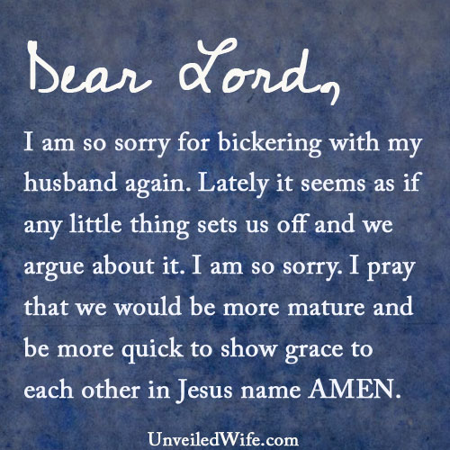 Prayer: Bickering Needs To Stop
