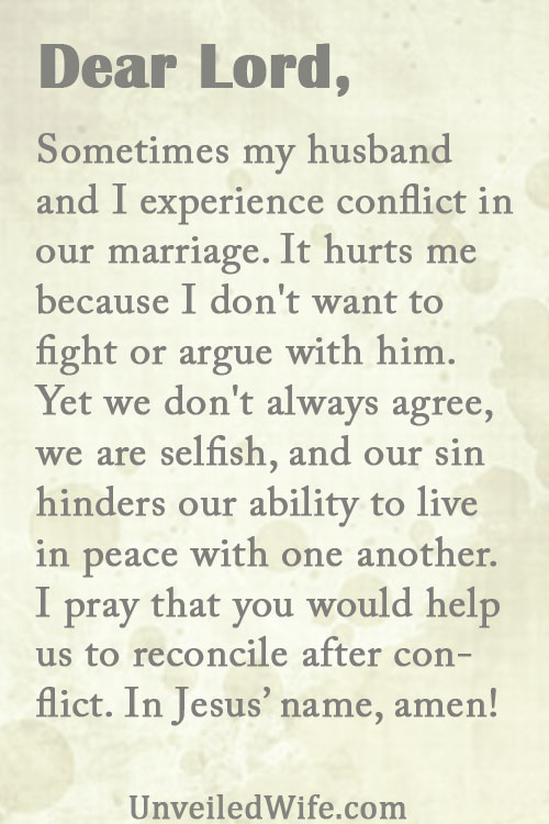 to reconciliation wife letter Day  Of Conflict Prayer After Reconciling The