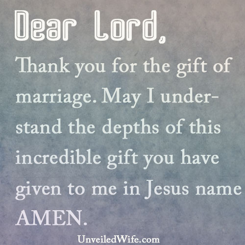 Prayer: The Gift Of Marriage