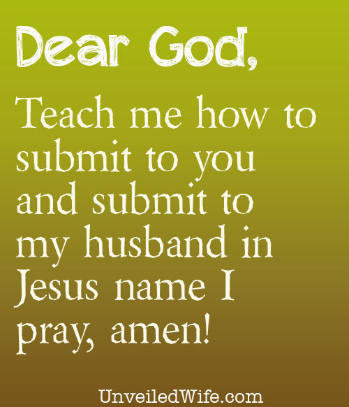 Prayer: Godly Submission