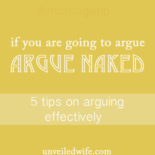 Five Tips on Arguing Effectively