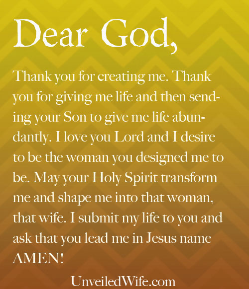 Prayer Of The Day - Who I Am