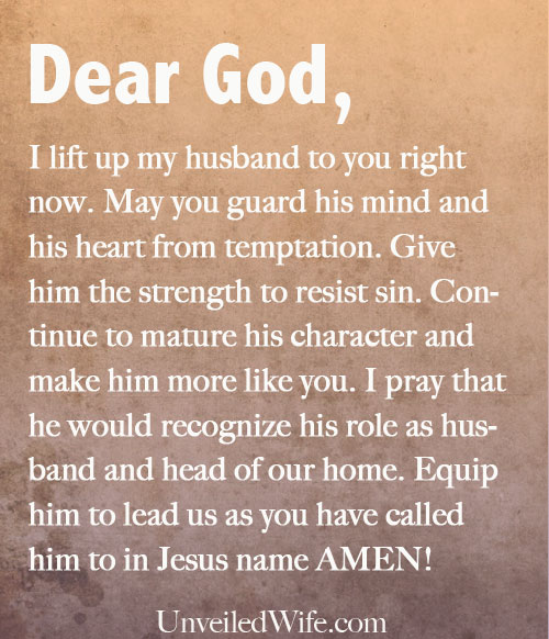 Prayer Of The Day – Praying For My Husband