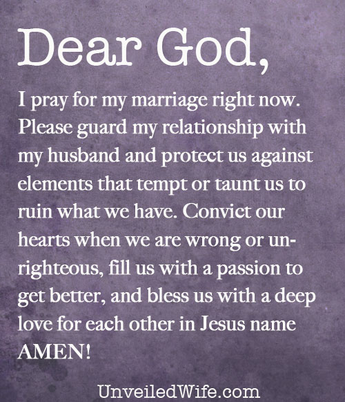 Prayer: My Marriage