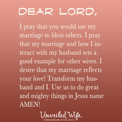 Prayer: God Use My Marriage
