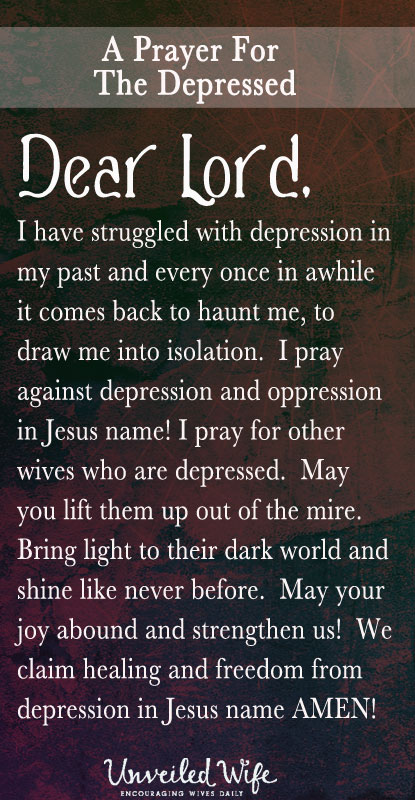 Prayer: Wives With Depression
