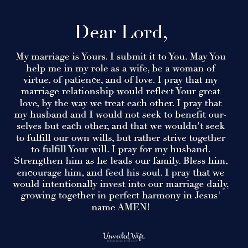 Prayer: My Marriage Is Yours