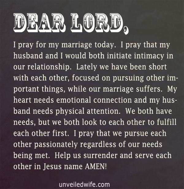 Prayer: Initiating Intimacy In Marriage