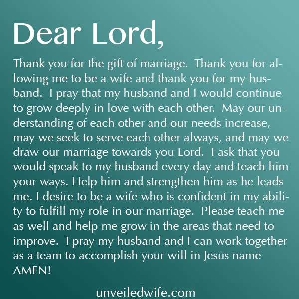 Prayer Of The Day - A Prayer For Marriage