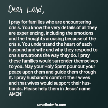 Prayer Of The Day – Dealing With Family Crisis