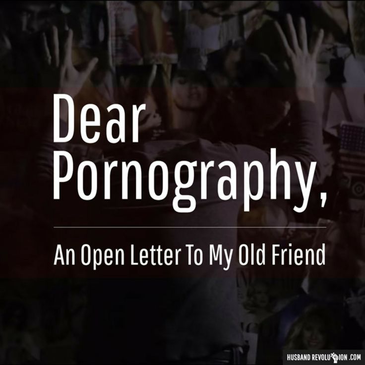 My Husband Wrote An Open Letter To Pornography