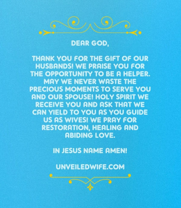 Prayer Of The Day – Receiving Your Husband As A Gift