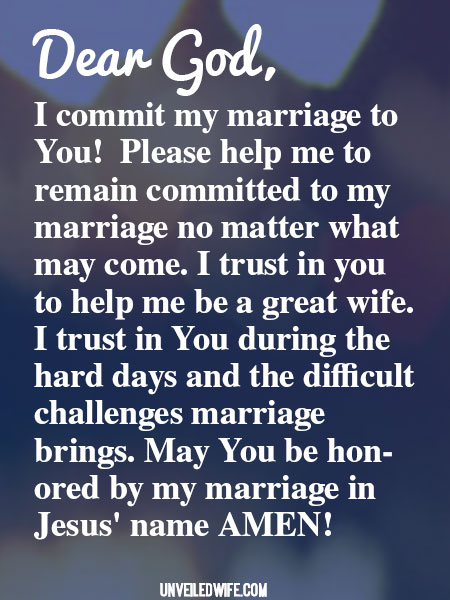 Prayer: Staying Committed In Marriage