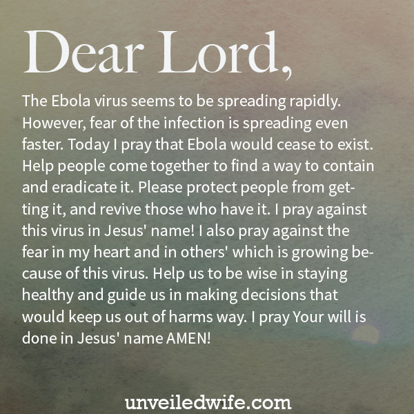 Prayer: Protection From Ebola