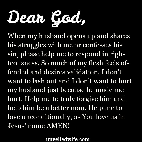 Prayer: Truly Forgiving My Husband