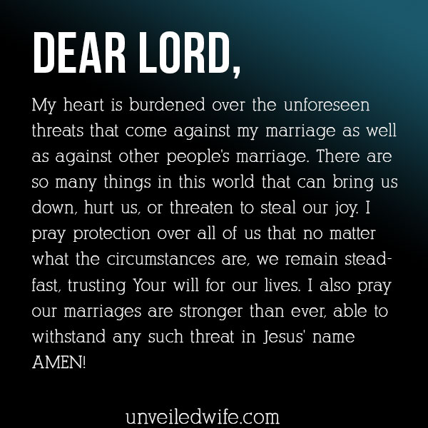 Prayer: Protection Against Unforeseen Threats