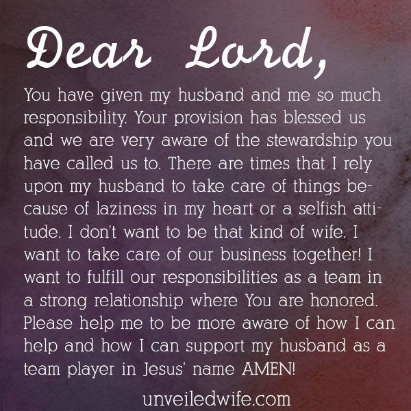 Prayer: Taking Care Of Business