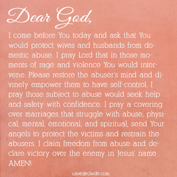 Prayer: Freedom From Abuse