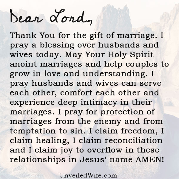 Prayer: A Blessing For Marriage