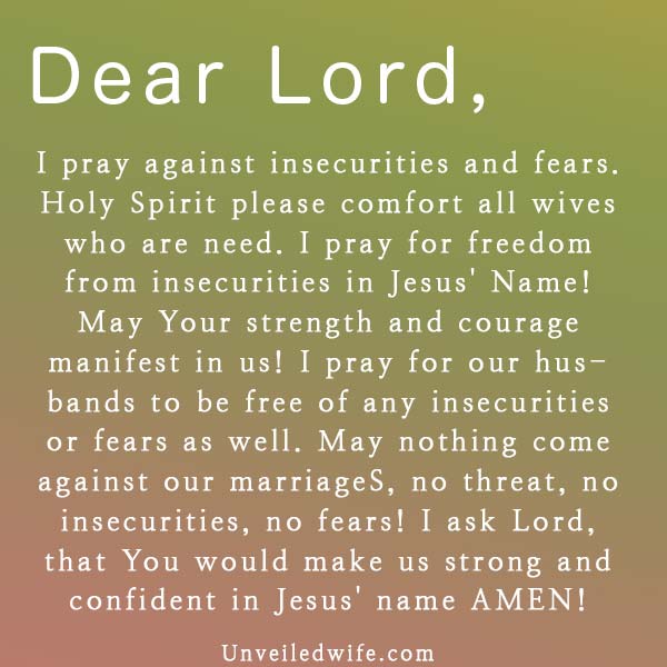Prayer: Freedom From Insecurity
