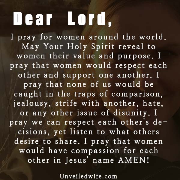 Prayer: Women Respecting Women
