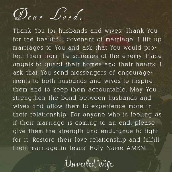 Prayer: Strength To Fight For Marriage