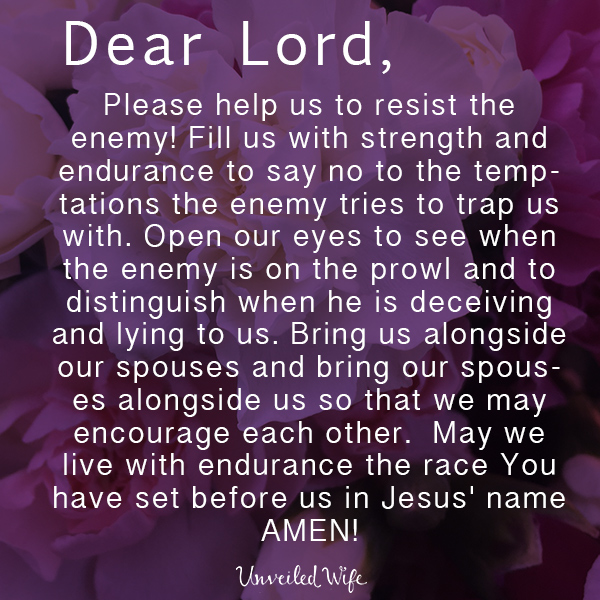 Prayer: Resist The Enemy